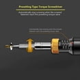 thumbnail image 2 of Adjustable Torque Screwdriver, Preset Torque Wrench with Adjustment Range 0.1-0.6Nm Double Scale Hex Socket Screwdriver, 2 of 5