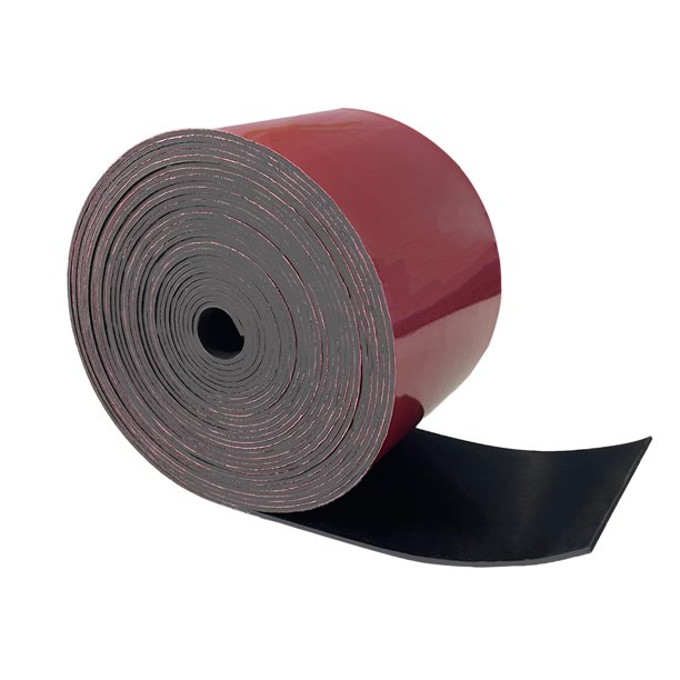 Tiras adhesivas de goma Salimhib de 7,62 cm de ancho x 1,6 mm de grosor x 6,1 m
