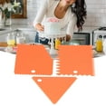 thumbnail image 3 of 3PCS Cake Dough Scraper Cake Knife Spatula, Irregular Teeth Edge, Ideal for Crafts, Smoother, 3 of 7