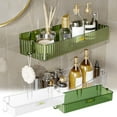 thumbnail image 1 of Sentmoon Shower Racks for Inside Shower Shower Storage for Inside Shower Bathroom Shelf Non Punch Wall Mounted Bathroom Washroom Cosmetic Organizer Vanity Wall Organizer, 1 of 7