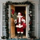 thumbnail image 5 of Seyotauo Festive Christmas Santa Claus Door Banner Decorative Made Of Ice Silk Fabric Holiday Door Cover with Christmas Santa, Perfect for Indoor and Outdoor Christmas Decorations, 5 of 6