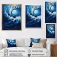 thumbnail image 4 of Designart "Vortex Of Tidal Twist Waves I" Abstract Spirals Floater Framed Wall Art Prints, 4 of 5