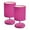 Purple, variant on Simple Designs Stonies Stone-Look Table Lamps, 10-1/2"H, Pink Shade/Pink Base, Set Of 2 Lamps