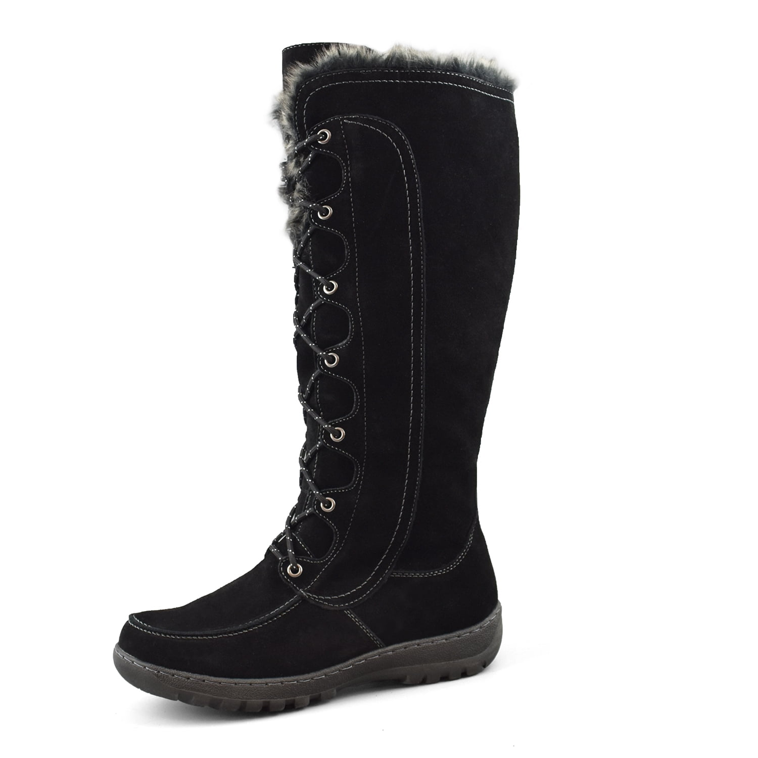 Comfy Moda - Comfy Moda Women's Tall Snow Winter Boots | Suede Leather ...
