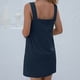 thumbnail image 3 of Vestido con botones para mujer, vestido informal de verano para mujer, vestido sin mangas para mujer, vestido para mujer, innovación moderna, 3 of 5