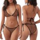 thumbnail image 3 of Fotbe Crayfish Traje de Baño para Mujer de Dos Piezas – Bikini Sexy de Tirantes Tipo Halter con Diseño Triangular, 3 of 6