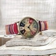 thumbnail image 2 of Cadran Multicolore de Montre de Modèle d'Arc-en-ciel (Rouge), 2 of 10