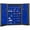 Blue - Gray, variant on Durham Mfg Bin Cabinet,72"x48"x24",Gray,176BlueBns DC48-176-5295