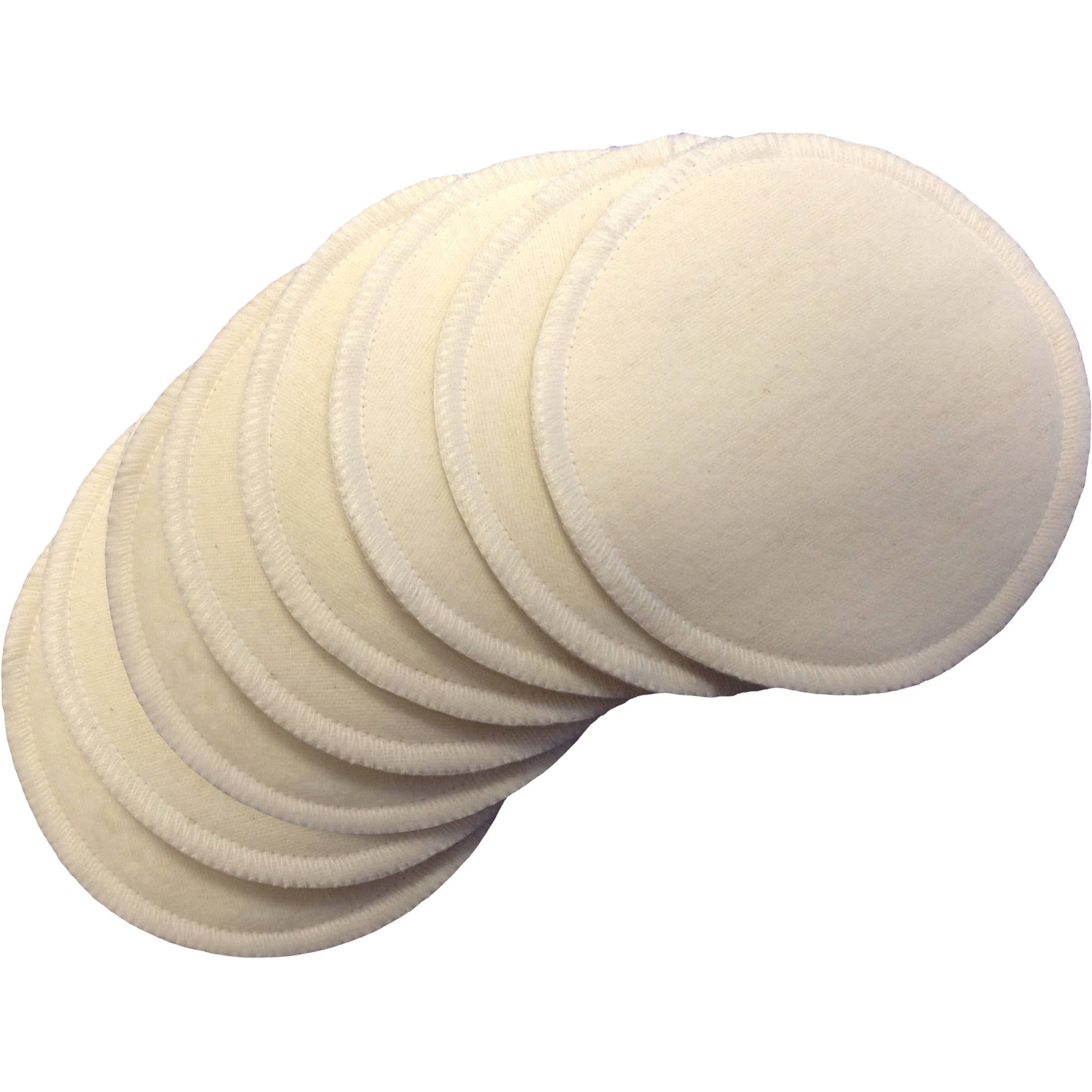 NuAngel Natural Cotton Washable Nursing Pads, 8 count