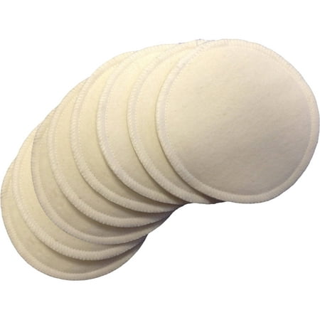 NuAngel Natural Cotton Washable Nursing Pads - 8