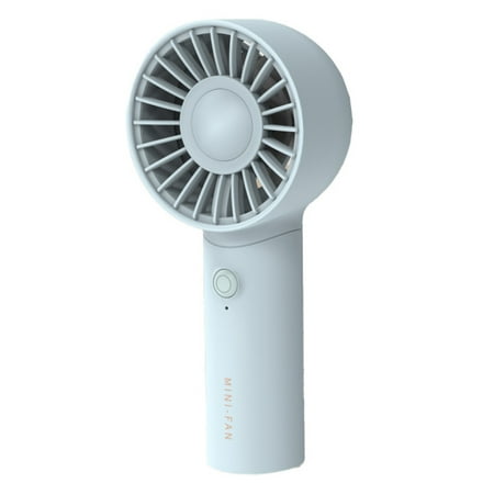 

Portable Handheld Fan Rechargeable Battery Operated Small Personal Fan Foldable Mini Desk Fan Cooling Electric Fan for Travel Outdoors Indoors blue