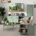 thumbnail image 5 of Homy Casa Metal Locker Cabinet with Hanging Rod and Shelves, Storage Cabinet for Home, School Office, 5 of 7