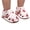 Red, variant on Baby Strawberry Print Closed-toe Sandals, Soft-sole Prewalkers for Infants Red 12