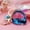 Dark Blue, variant on Girl Acrylic Keychain with Metal Accents Cute Purse Pendant Trendy Fashion Accessory for Women and Men Includes