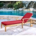 thumbnail image 5 of Outdoor Decor Ruby Red Chaise Lounger, Red, 22W x 73"D, 5 of 8