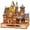 Annecy Castle, variant on 215PCS Dark Magic Wizard Cottage DIY Miniature House Kit, 3D Wooden Puzzle Fantasy Building Model With Architecture And Hands-On Craft Project For Display Hobby Rooms