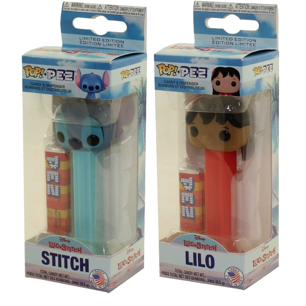 Funko POP! PEZ Dispensers - Disney's Lilo & Stitch - SET OF 2 (Lilo & Stitch) - Walmart.com