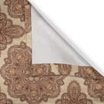 thumbnail image 5 of Ambesonne Ethnic Grommet Curtain, Mandala Paisley Floral Art, 50" x 108", Dark Brown Pale Brown, 5 of 6