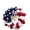 colour1, variant on Independence Day Wooden Wreath Pendant, Patriotic Wreaths 4th of July Wreaths for Front Door Wreath Spring Summer Independence Day Memorial Day American Flag Door Wall Hanging Sign