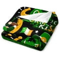 thumbnail image 3 of Patrick''s Day Throw Blanket Irish Gifts for Saint Patricks Day Soft Warm Blankets for Sofa Couch Patrick''s Day Decor 50"x60", 3 of 6