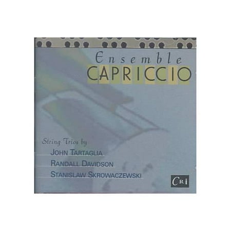 Minnesota based Ensemble Capriccio is well known for its polished performances of many traditional and modern compositions devoted to the string trio. While busy commissioning new works on a regular basis, the group actively presents core repertoire for its audiences as well. This CRI release represents works from composers who have centralized their compositions around a particular theme or idea.Spawning from notions of quantum physics comes John Tartaglia's 'Wave Functions for String Trio' written in 1994. The four vignettes are an example of the connection between science and the harmonious textures of music. An expressive work of abstract beauty, the Trio is performed with clinical precision. Randall Davidson's 'Around Columbia' is a fascinating work reflecting the perceptions of the American experience. Its occasional somber tones are meditative, leading into up-tempo melodies and fragile, drifting harmonies. Skrowaczewski's String Trio commissioned in 1991 by the Ensemble Capriccio, is a traditional, yet demanding work that is obsessed with the interplay of augmented fourths and diminished ninth chords. A friction oriented assault, the Trio is performed with an approach that is unwavering in its interpretation. This is a convincing performance of new works that will add great depth to the genre.