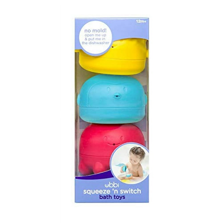Ubbi Squeeze & Switch Bath Toys Ubbi Squeeze & Switch Bath Toys