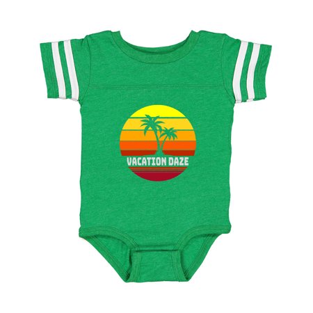 

Inktastic Vacation Daze Palm Trees on a Deserted Island Gift Baby Boy or Baby Girl Bodysuit