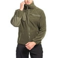 thumbnail image 2 of Dovford Men's Fleece Hoodie Sweatshirt Midweight Full Zip Up Active Jacket Winter Windproof Work Casual Jacket Coat, 2 of 7
