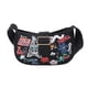 thumbnail image 3 of Bolsa pequeño para mujer, de hombro de calle de viaje de cuero PU con grafiti portátil Tmvgtek Para Estrenar, 3 of 9