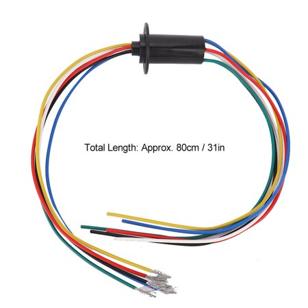 LYUMO Current Slip Ring,Wind Generator Current Slip Ring 6 Wire ...