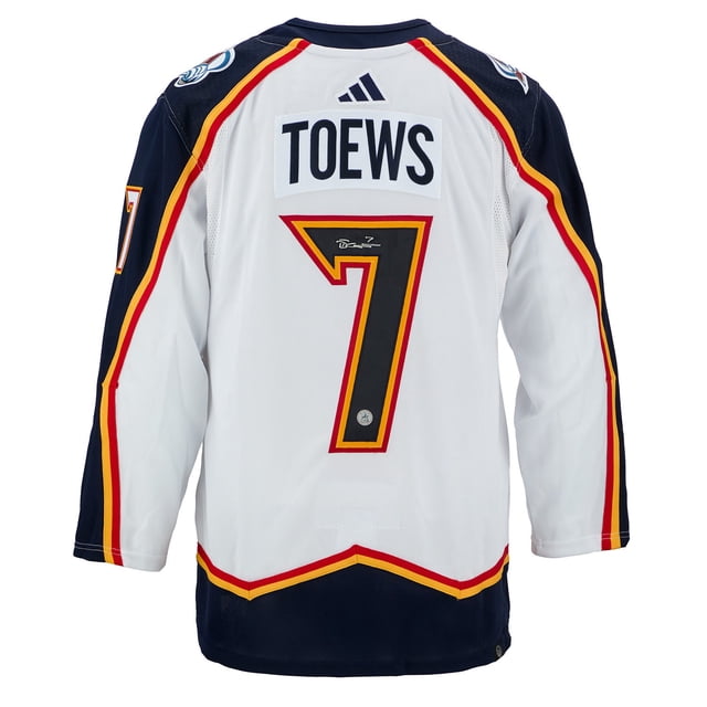 Devon Toews Autographié Colorado Avalanche Reverse Rétro 2.0 Chandail adidas