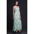 thumbnail image 3 of Bimba Robe Soleil de Plage pour Femmes à Corsage Smocké, Imprimé d'Oiseaux Blossom & Goldfinch - Xxx-Grand, 3 of 7