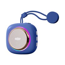 Lzobxe Portable Speaker Bluetooth 5.3 Wireless Audio Mini Camera Design LED Ambient Light Suction Cup Adsorption Surround Sound Quality Bluetooth Audio