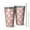 Pink Daisy Flower, variant on 16oz Tumblers Green Daisy Flower Pink Blooms Pattern Stainless Steel Vacuum Insulated Double Wall Travel Tumbler Cups Mug with Lid and Straw,Cleaning Brush for Coffee,Tea