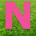 thumbnail image 1 of Advanced Graphics 3370 Panneau de Cour Lettre N 20 x 15 Po, Rose, 1 of 1