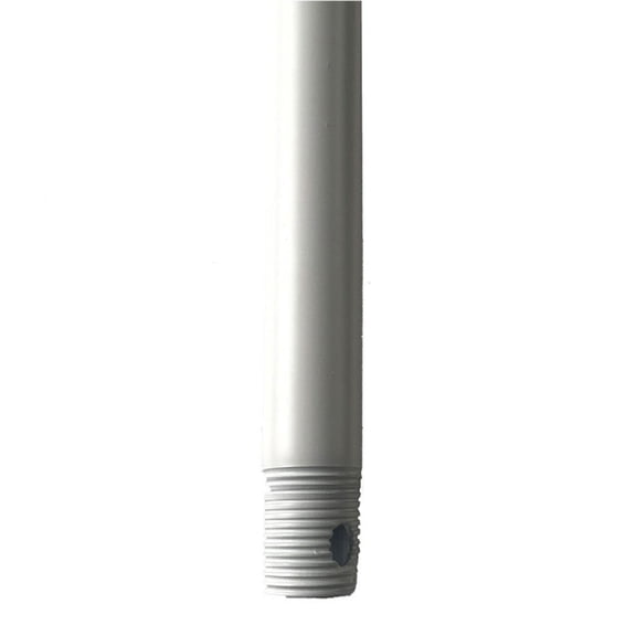WAC Lighting 72" Metal Ceiling Fan Extension Downrod in Matte White