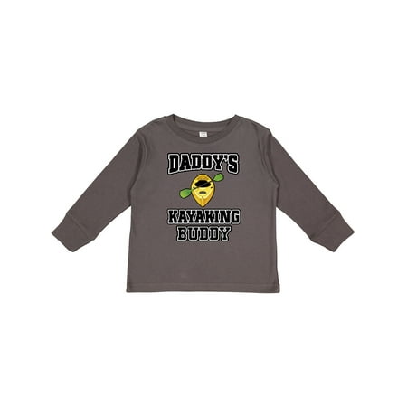 

Inktastic Kayak Gifts Daddy Kayaking Buddy Gift Toddler Boy or Toddler Girl Long Sleeve T-Shirt