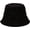 Black, variant on Solid Color Corduroy Bucket Hat for Women Men Winter Outdoor Casual Fisheman Cap for Travel