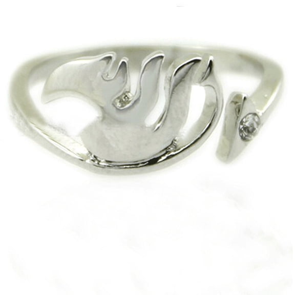 Classic Silver Coloured Fairytale Anime Ring