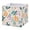 A Seamless Pattern, variant on Fabric Open Basket Bins Foldable Storage Basket 2 Size Avliable Small Olive Green Flower