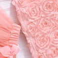 thumbnail image 5 of Ymyiu Kids Outfit Girls 2 Piece Summer Outfits Cute Graphic Short Sleeve Tops and Pleated Skirt Set 5T(Pink, 5 Years), 5 of 6