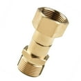 thumbnail image 3 of M22 14mm Thread Pressure Washer Swivel Joint Brass Connector Hose Fitting 360 Degree Rotation Fangkenuo, 3 of 9