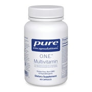 Pure Encapsulations O.N.E. Multivitamin | Once Daily Multivitamin with Antioxidant Complex Metafolin, CoQ10, and Lutein to Support Vision, Cognitive Function, and Cellular Health* | 60 counts