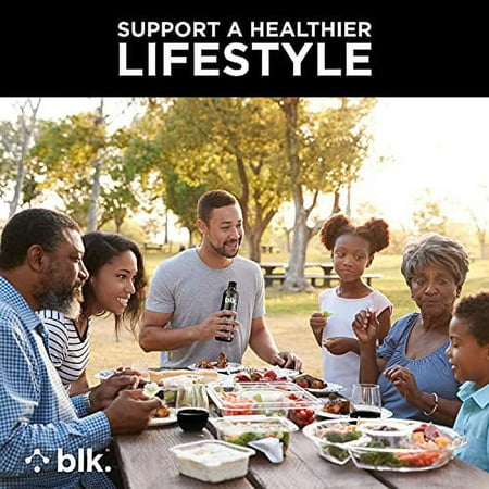 blk premium alkaline water infused with fulvic trace, 16.9 ounce bottles (pack of 24)