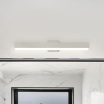 Luxury Scandinavian Bath Light, Large Size: 4.079''H x 3''W, with Mid Century Modern Style Elements, Brushed Nickel Finish, UHP4842 from the Flensburg Collection by Urban Ambiance