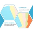 thumbnail image 4 of Miangastore Diviseurs de Reliure en Papier Bleu Ciel avec Onglets Inscriptibles pour Bureau Format A5, 4 of 9