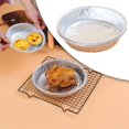 thumbnail image 4 of Bandeja de aluminio con revestimiento adhesivo, compatible con papel sin perforar y resistente al aceite, de 50 piezas 8 pulgadas, 4 of 9