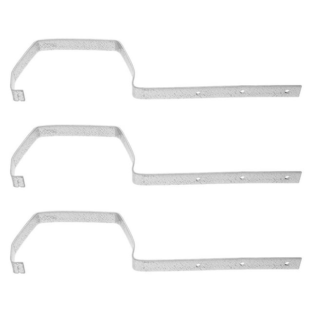 3 soportes resistentes para canaletas de lluvia, de metal, resistentes a la intemperie, para drenaje de techo, fáciles de instalar.