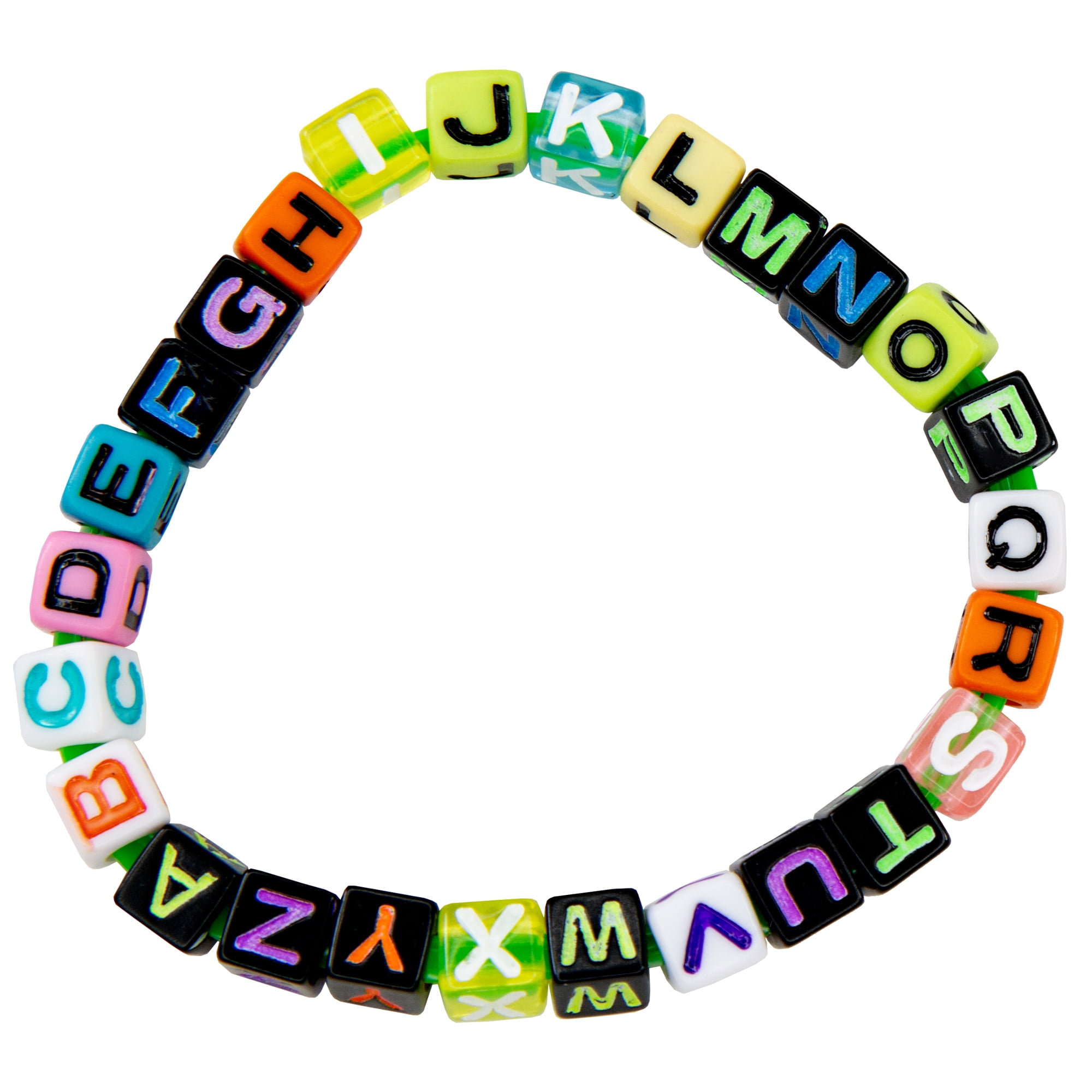 Baby Products Online - Colorful Letbd Large Letter Beads, Plastic, 300  Pieces, Language, Arts and Crafts, For Kids, Beads, Teachers, Motor Skills,  Multi-Color - Kideno