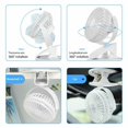 thumbnail image 5 of DEELLEEO Portable USB Rechargeable Mini Cooling Fan Clip On Desk Baby Stroller Cool, 5 of 5